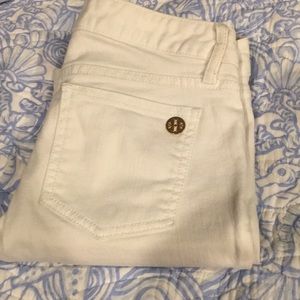 Tory Burch white jeans